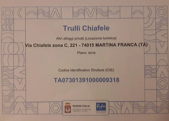 Trulli Chiafele Gasthof Martina Franca